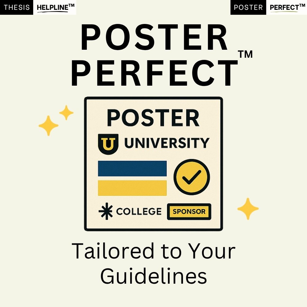 Best scientific conference poster design service tailored to university and sponsor guidelines — professional academic and medical research poster design customized for institutional branding and publication standards.