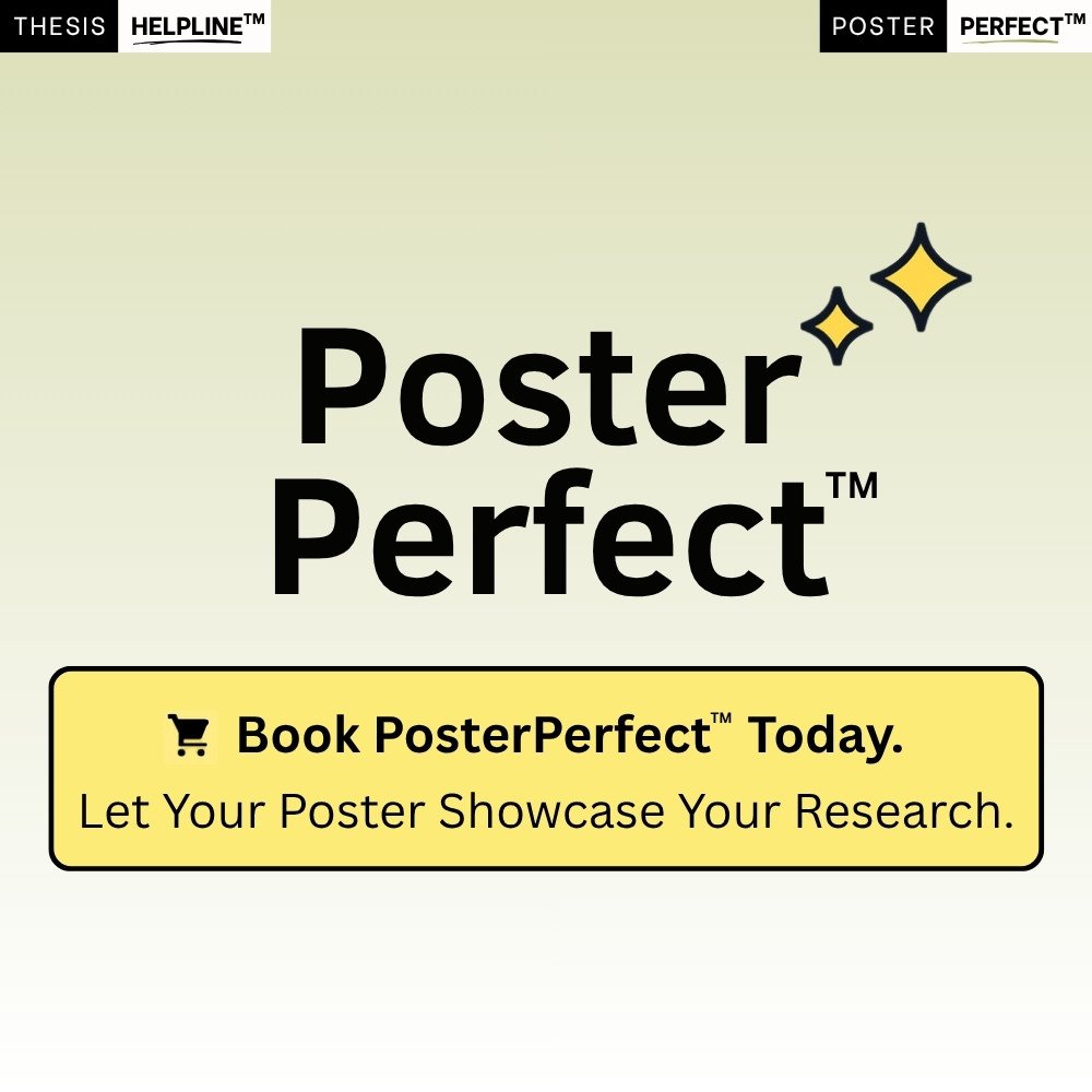 Best academic and scientific poster design service — Book PosterPerfect™ today to transform your research into a professional, print-ready conference poster that showcases your findings with clarity and impact.