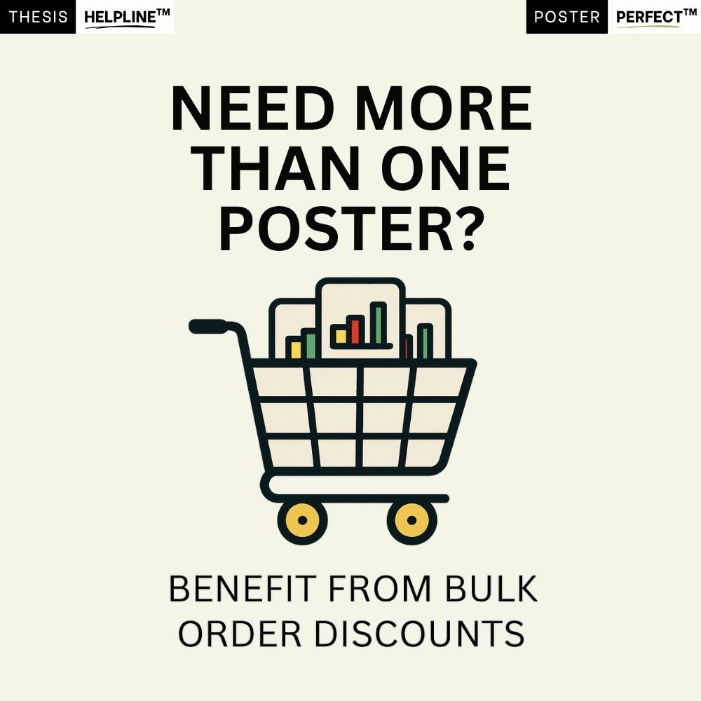 Exclusive bulk discount on academic and scientific poster design services — PosterPerfect™ offers affordable, print-ready conference poster design packages for researchers ordering multiple posters.