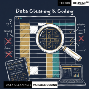Data cleaning and variable coding support for TNMGRMU MD/MS thesis statistical analysis.