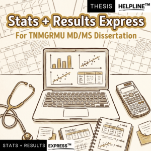 Stats and results support for TNMGRMU MD/MS dissertation submission October 2026.